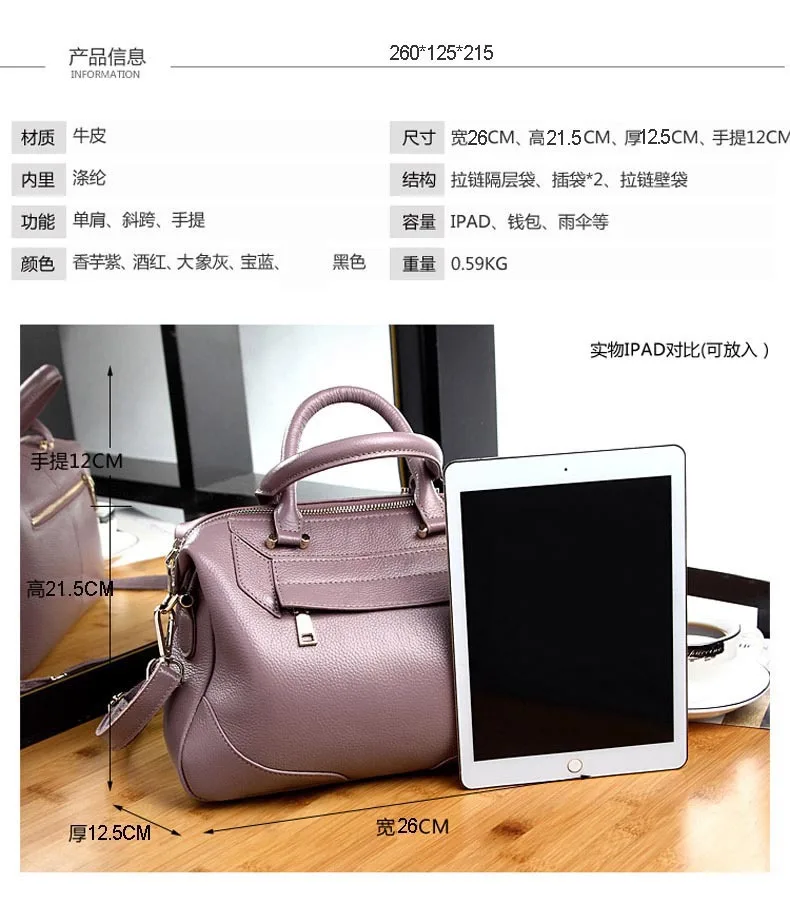Designer Female Luxury Handbags bolsos de mujer Genuine Leather Shoulder Crossbody Bags Women Leather Handbag