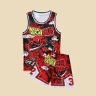 Uniform For Kids Digital Printing Latest Design Color Basketball Jersey Uniform For Kids