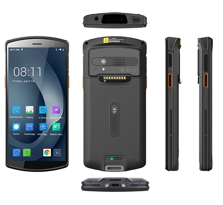 Dt50 Handheld Android Pda Barcode Scanner Ip67 Waterproof Mobile