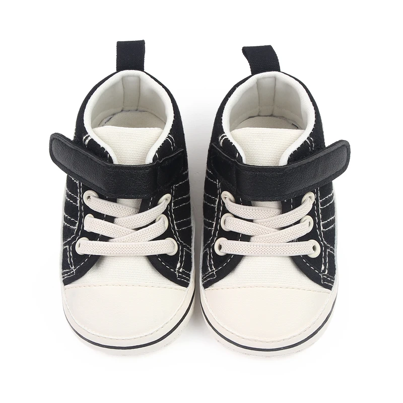 High Quality Soft Sole Canvas Baby Sneakers for Boys and Girls Spring Autumn 2025 supplier