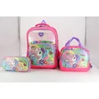 School Kids Backpack School 2020 Wholesale Custom 3D Cartoon Led Sequins Girls Kid Pink Bookbags School Backpack