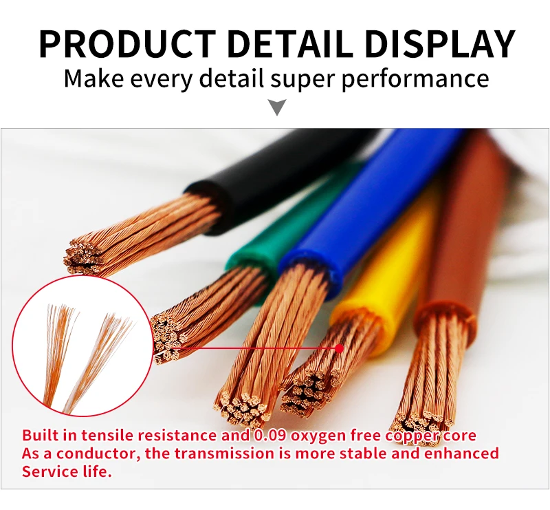 2 3 4 5 6 8 10 20 Core 0.3mm 0.5mm 0.75mm 1.5mm Copper Wire TRVVP Towline Drag Chain Shielded Cable PVC Flexible Electric Cable插图4 2 3 4 5 6 8 10 20 Core 0.3mm 0.5mm 0.75mm 1.5mm Copper Wire TRVVP Towline Drag Chain Shielded Cable PVC Flexible Electric Cable插图4