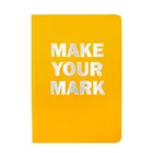 School 2021 School Supplier Round Corner A5 Hot Stamping Foil Hardcover Notebook With Pocket