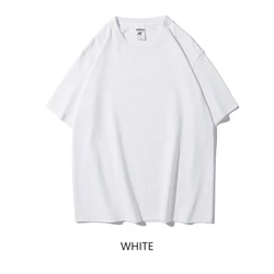 280gsm Heavyweight Summer Quality T Shirt Plain Short Sleeve 100% Cotton Custom Men's T-Shirts