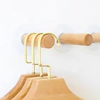 Wood Hook For Hook For Clothes Solid Beech Wood Hook Wall Mounted For Hat Clothes Hanger