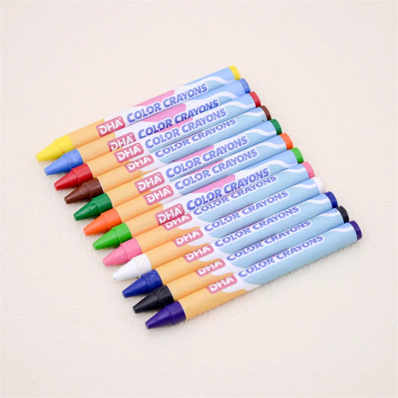 Art Colored Pencil Set 12 Colors Custom Crayons Set Art Set For Kids