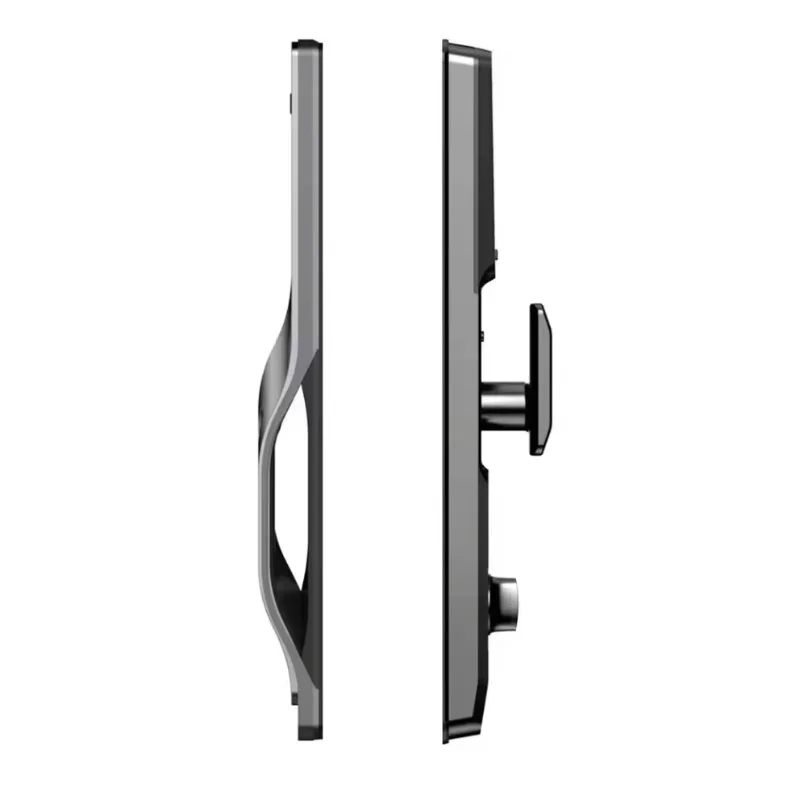 Digital Keyless Fingerprint Door Lock Electronic 3D Face Black Tuya Smart Door Lock With Camera Cerradura Inteligente
