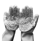Glove Household And Multi Purpose Use Heat-Resistant Scrubbing Magic Silicone Dishwashing Glove