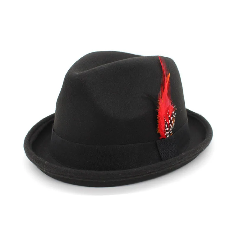 2023 fashion Men Bavarian Guy Jazz hat Oktoberfest German Fancy Dress Accessory Beer Festival Feather Top Fedora Hat 2