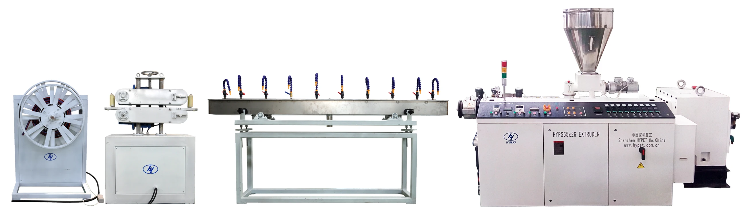 Hypet Plastic PVC Garden Flexible Fiber Renforced Pipe Making Machine / PVC Garden Tapis de production 8