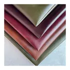 Leather DE90 Grain Two-tone Light Surface PU Brown Leather For Sofa
