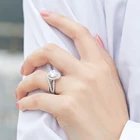 Wedding Rings Ready To Ship New Arrive Engagement Wedding Rings With Zircon