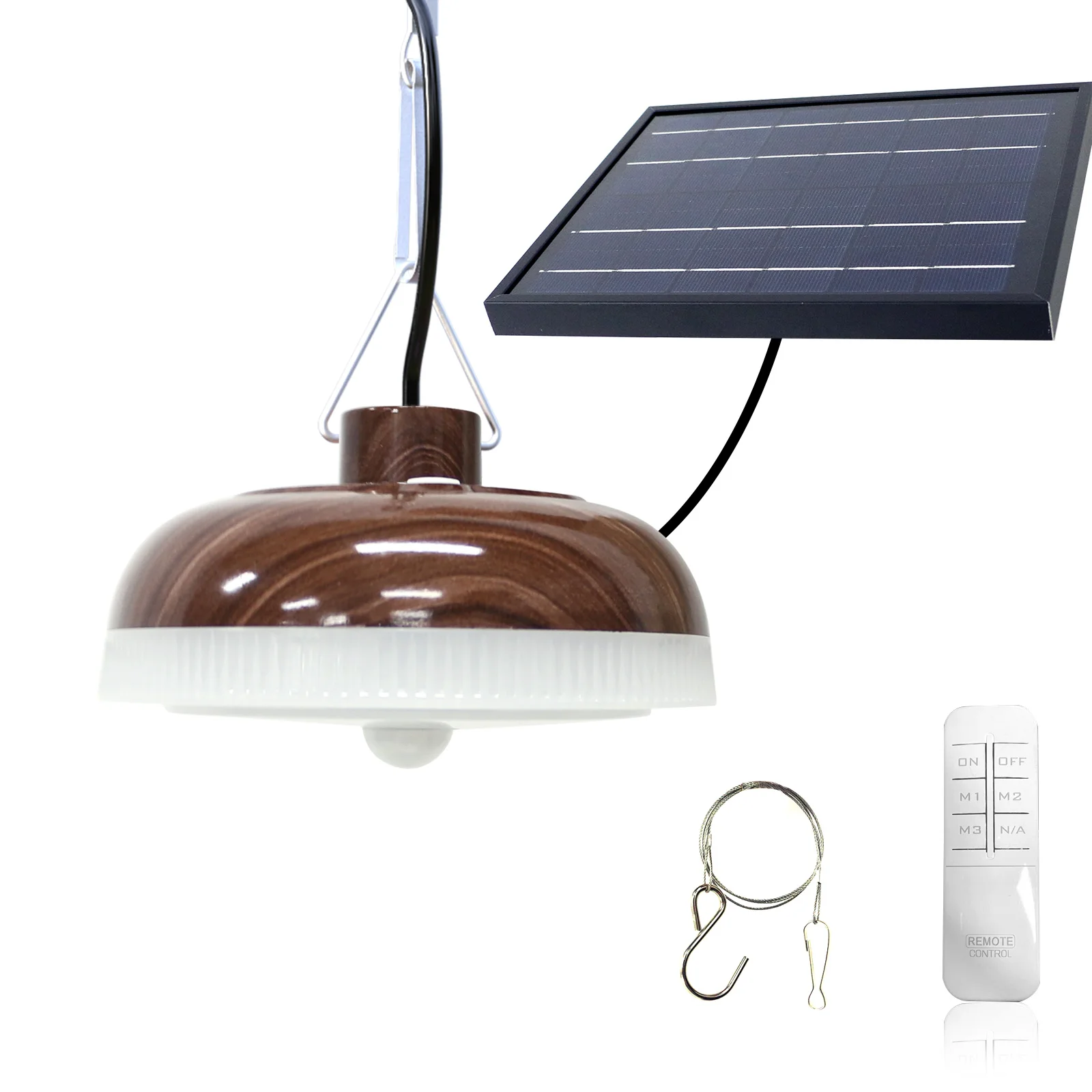 solar hanging light with remote control