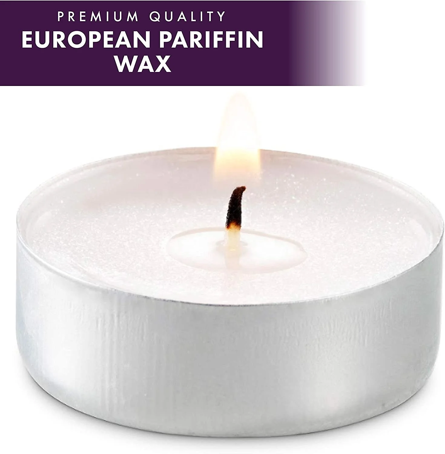 tea light candle paraffin wax smokeless white candle tealight