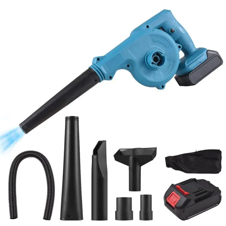 Cordless Leaf Blower with Battery 2-in-1 21V Cordless Electric Blower and Vacuum Cleaner 63MPH Handheld Battery Powered Small Bl