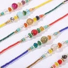 Bead Wholesale Bohemian Tiger Eye Crystal Stone Bracelet Simple Fashion Afghan Rice Bead Monochrome Bracelet