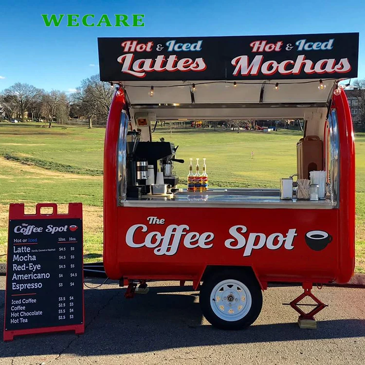 Wecare Customized Coffee Trailer Mobile 