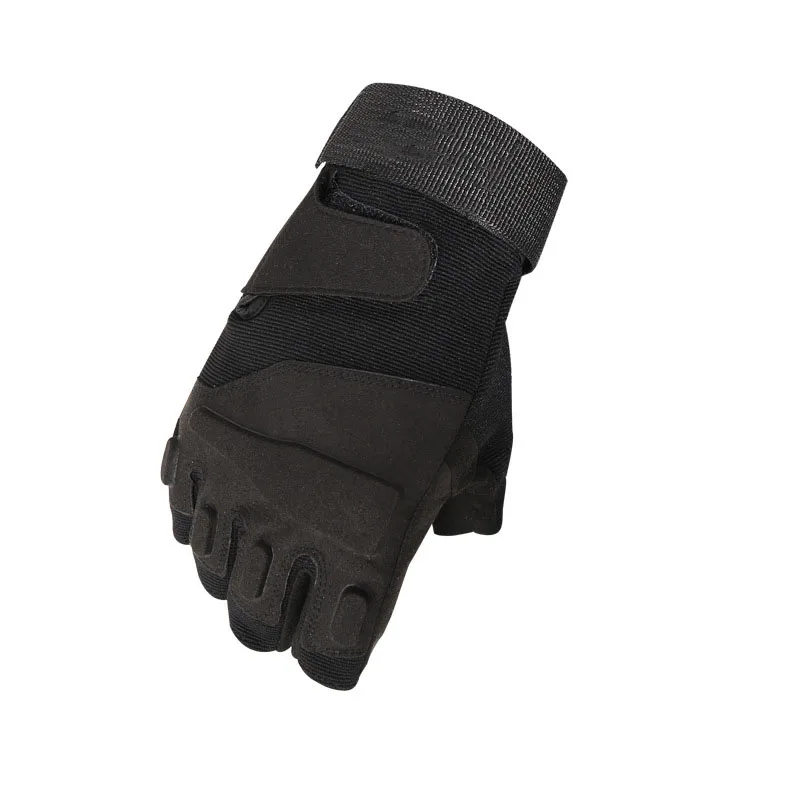 For Hawk Outdoor Tactical Half-Finger Motorcycle Gloves Black for Riding Accessories