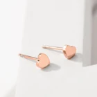 Gold Wedding BUREI High Quality Stainless Steel Gold-plated Rose Gold Girl Love Earrings Wedding Earrings