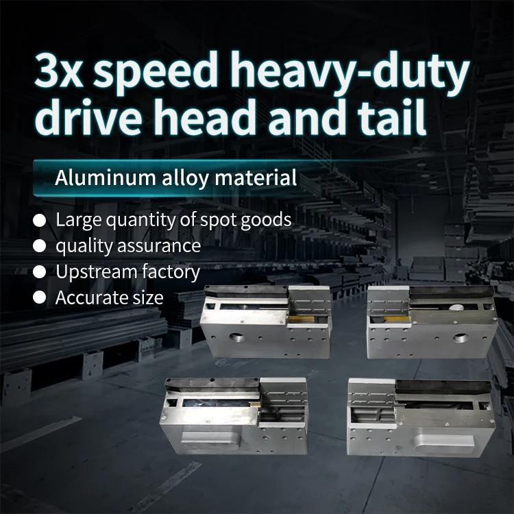 00118 Aluminum Profile 3x Speed Drive Head and Tail 38.1 Pitch Speed Chain Tensioning Seat BS30C212A Customizable factory