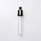 Charms Glass Bottle Necklace Name On Rice Glass Vial Pendant 6mm Neck Width Glass Vial Perfume Necklace Wish Bottle Charms Tube
