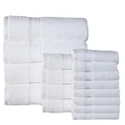 Bath Towels Towel Hotel Household Bath Towels High Quality Pure Cotton Absorbent Quick Drying White Bath Towels
