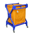 Laundry Cart Cleaning Cart Hotel Room Cleaning Trolley Housekeeping Laundry Cart Trolley Cart