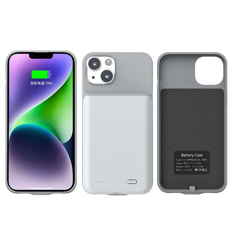 Best Sellers Wireless Power Bank Back Clip Case For iPhone 16/15/14/13 Lightweight Portable Power Bank External Battery Charger