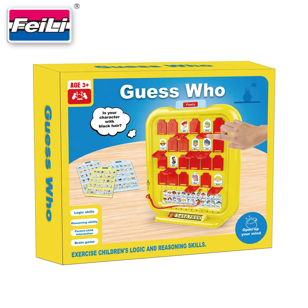 Wholesale  Early Childhood Toys Custom  Memory Game Guess Who Game Funny Educational Games