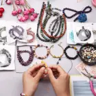 Gemstone Beads Beads Gemstone 45pcs/strand 8mm Gold Obsidian Gemstone Round Loose Beads For Jewelry Making
