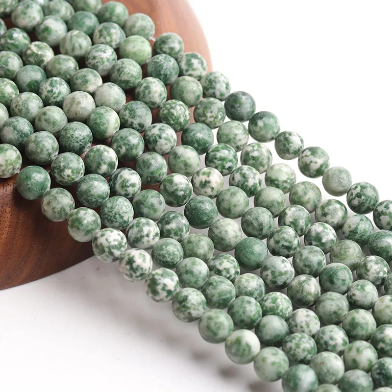 6/8/10mm Natural Green Emerald Gemstone Beryl Round Jade Loose Beads 15" 