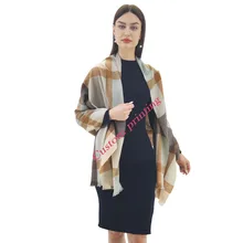 Custom digital printing viscose cashmere scarf kashmiri manufacturer winter long pashmina shawl women