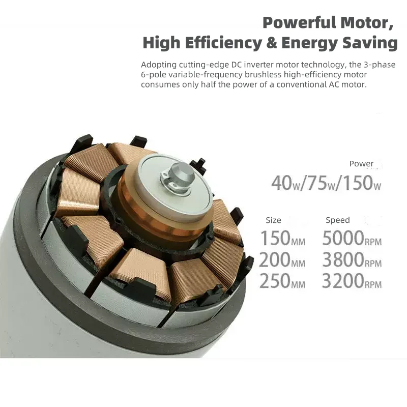 Duct Axial Fan, Plastic, 150W - detail 6