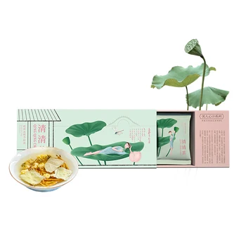 Chinese Lotus Leaf Honeysuckle Herbal Tea, Detoxification Weight Loss Tea, Fat Burning Tea