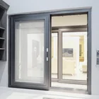 Window Windows Double Glazed 3 Tracks Sliding Window Aluminum Sliding Windows