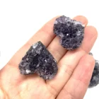 Amethyst Wholesale Natural Healing Heart Amethyst Geodes Crystal Cluster Stone Decoration