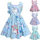 Dress Kids New Arrival Printing Girls Princess Dress Sleeveless Summer Kids Dress