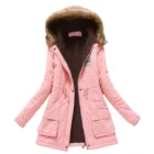 Padded Winter Cotton Padded Casual Slim Coat Plus Size Thick Snow Wear Winter Ladies Down Jacket