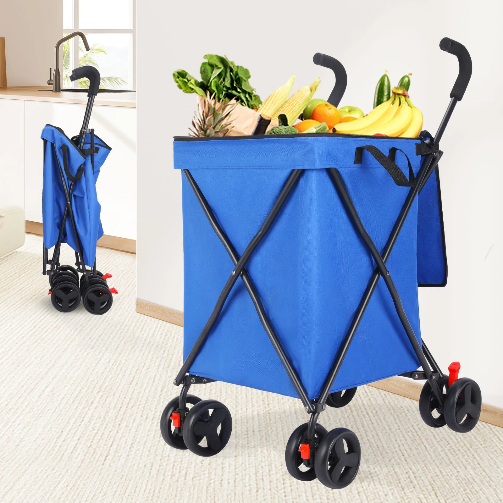 Foldable Waterproof Pet Stroller Large Size Multifunctional Travel Cart for Cats Dogs Outdoor Use Pet Supplies factory