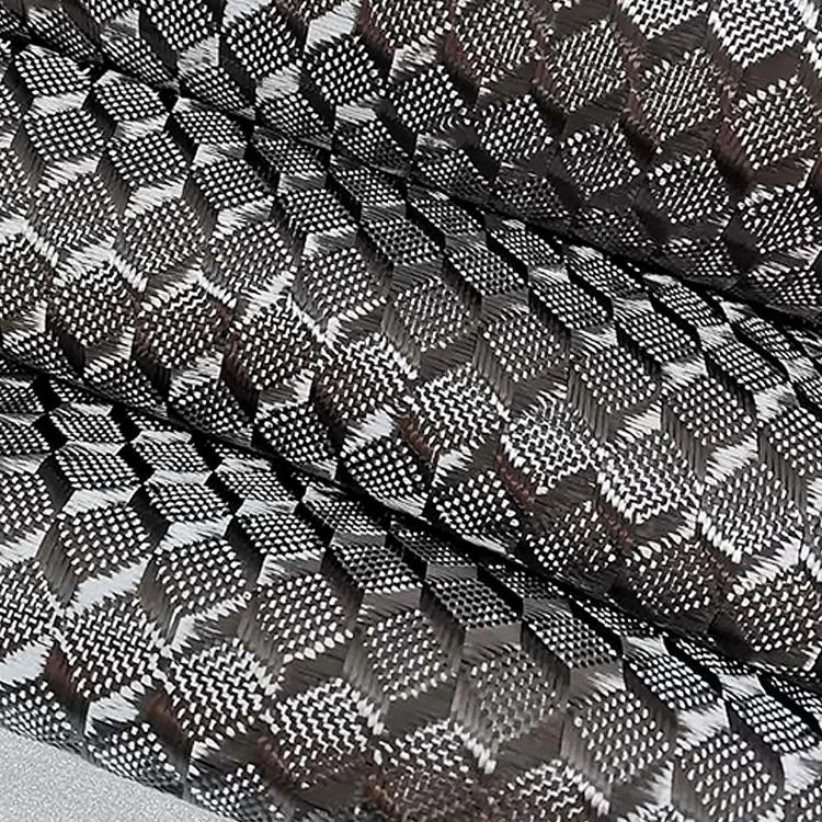 High Strength 240gsm 3K 3D Newest Carbon Fiber Fabric High Strength 240gsm 3K 3D Newest Carbon Fiber Fabric