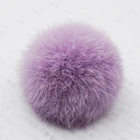 Wholesale Small Size Fur Pompom Ball For Key Chain Pendant