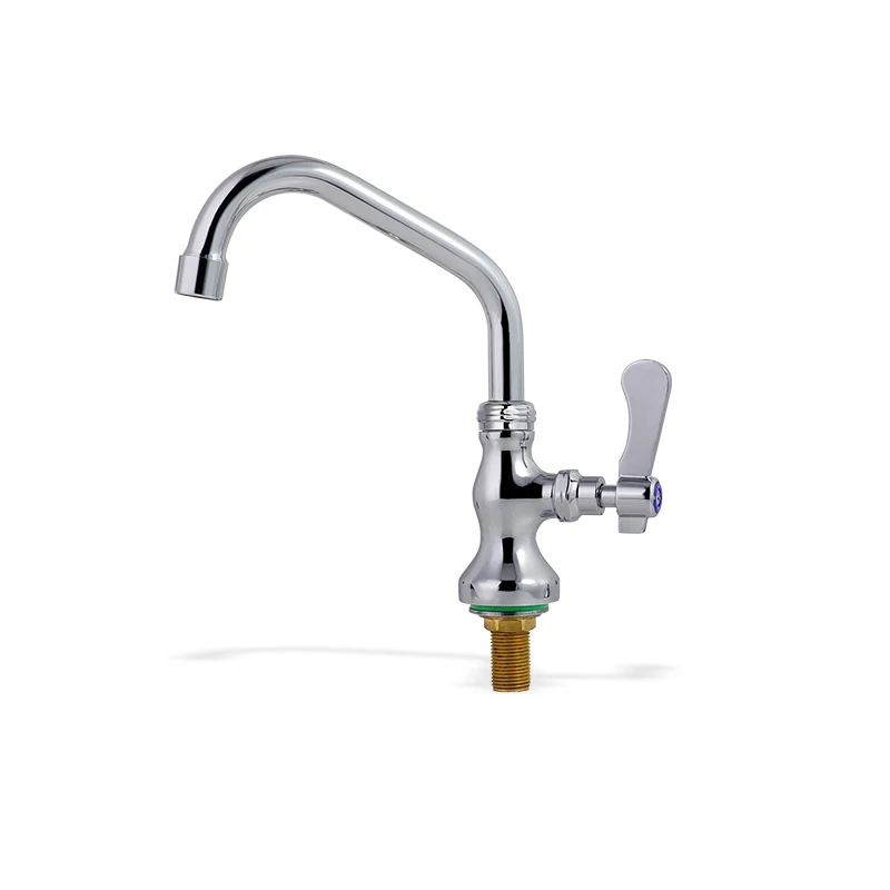 Modern Single Hand Stainless Steel+Brass Sink Kitchen Faucet Option 360° Sink Taps Splash-Proof Features for Commercial Kitchen manufacture