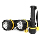 Torch Hand Manufacturers Wholesale Multi Size Led Plastic Torch Hand Held Earthquake Resistant Waterproof Rubber Flashlights