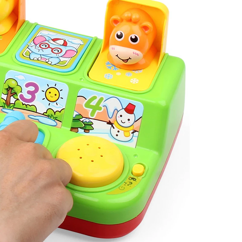 Baby Toys Light Music Switch Button Box Children Treasure Box Intelligence Push Toys Educational Game
