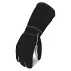 Gloves Heat Resistant BBQ Oven Gloves Reinforced Palm Black Welder Gloves Heat Resistant Gloves