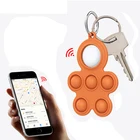 Timi's 2021 Silicone Pet Dog Loop Holder Tracker Accessories Cover AirTag Case Keychain Key Ring
