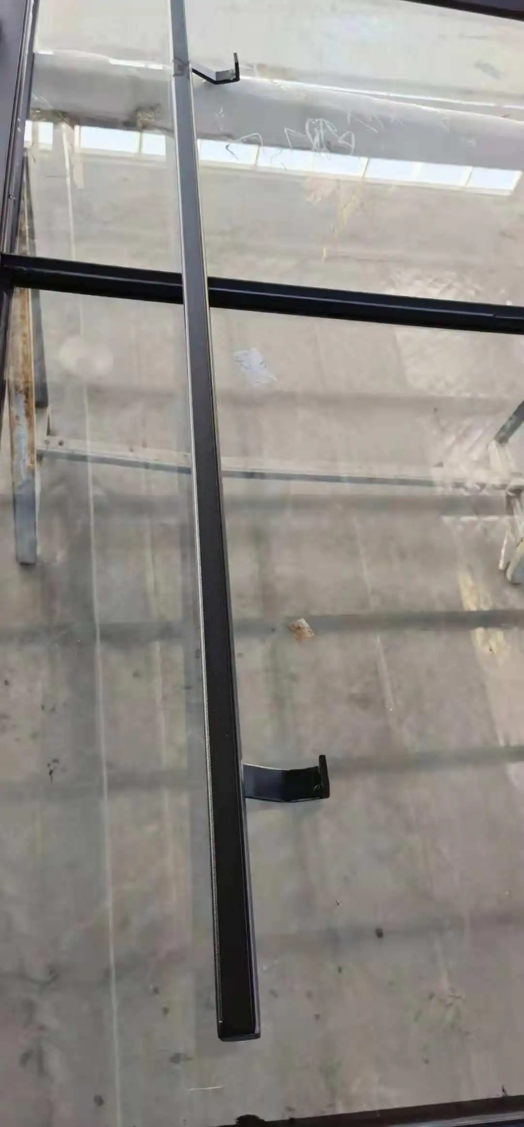 High Quality Black Aluminum Material Single SWING DOORS