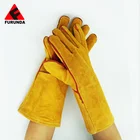 Gloves Gauntlet Gauntlet Glove Importers Yellow Welding Leather Gloves Gauntlet Heat Resistant Protective Gloves