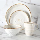 Dish Ceramic Plates Dishes WEIYE Nordic Ceramic Dinner Set Custom Logo Restaurant Ceramic Plates Dish