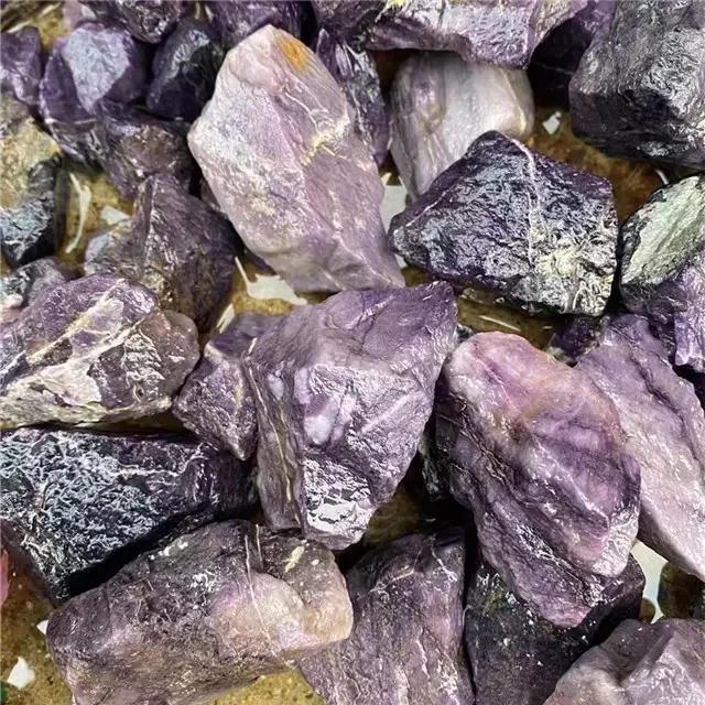 Wholesale High Quality Crystals Minerals Healing Raw Stone Purple